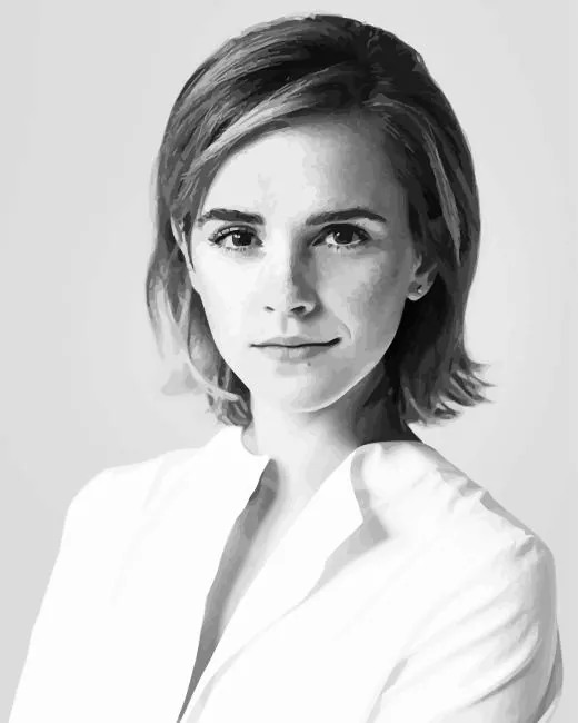 black and white emma watson Diamond Paintings Black And White Emma Watson Diamond Painting