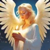 Blonde Angel Paint By Numbers