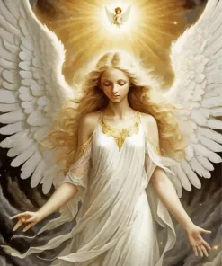 Beautiful Blonde Angel Paint By Numbers