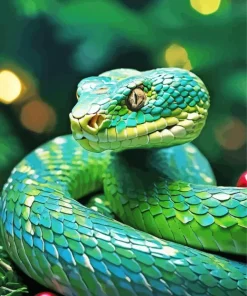 Green Pit Vipers Paint By Numbers