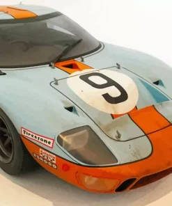 Orange Gt40 Car Paint By Numbers
