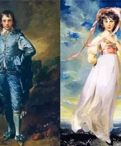 Boy And Pink Girl Paint By Numbers