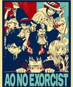 Blue Exorcist Poster Paint By Numbers