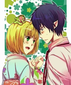 Rin And Shiemi Paint By Numbers