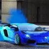 Galaxy Lamborghini Paint By Numbers