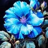 Blue Hawaiian Hibiscus Diamond Painting