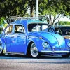 Blue Punch Bug Paint By Numbers