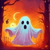 Cute Fantasy Ghost Paint By Numbers