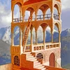 Escher Belvedere Paint By Numbers