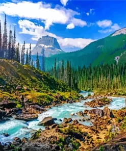 Everglade Mountains Paint By Numbers