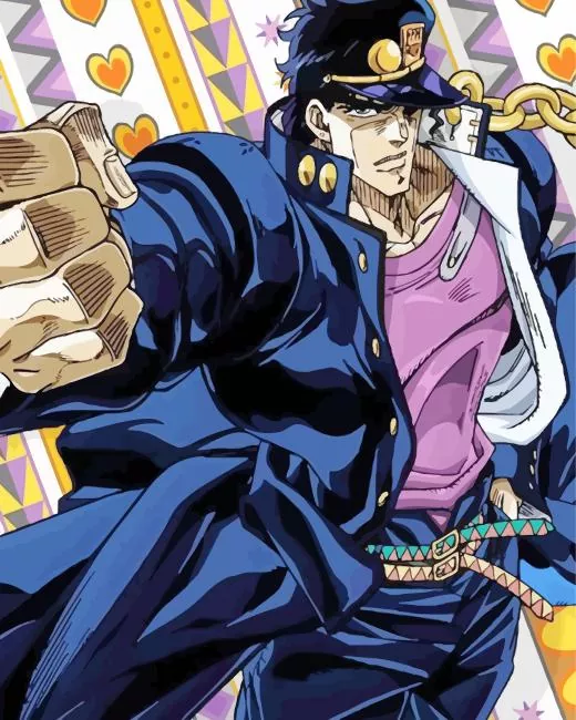 jotaro kujo paint by numbers Jotaro Kujo Paint By Numbers