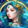 Pisces Girl Paint By Numbers