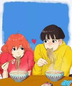 Ponyo And Sosuke Paint By Numbers