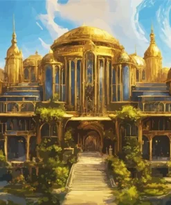 Royal City Palace Paint By Numbers