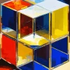 Rubiks Cube Art Paint By Numbers