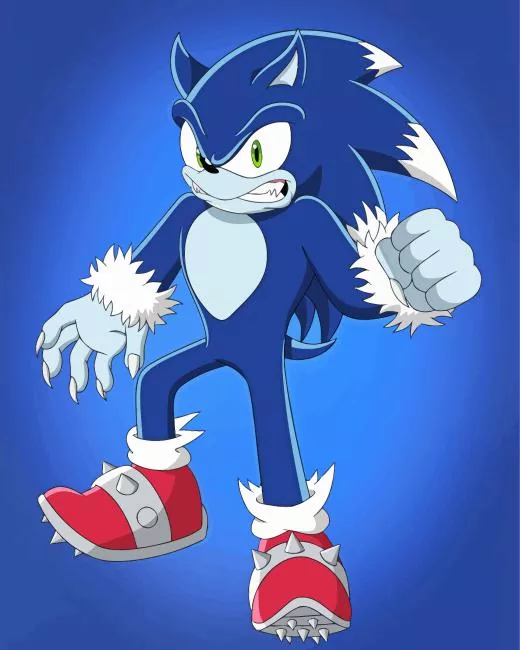 sonic the werewolf paint by numbers Sonic The Werewolf Paint By Numbers
