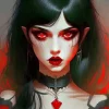 Vampire Girl Paint By Numbers