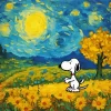 Van Gogh Snoopy Paint By Numbers