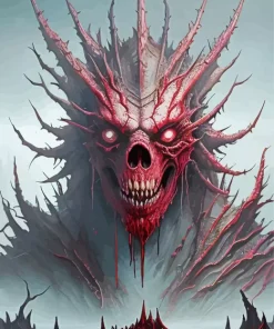Blood Monster Paint By Numbers