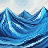 Blue Mountains Art Diamond Painting