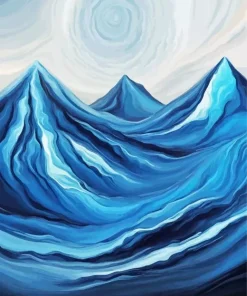 Blue Mountains Art Paint By Numbers