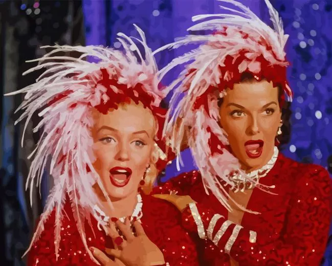 Gentlemen prefer blondes paint by numbers Gentlemen Prefer Blondes Paint By Numbers