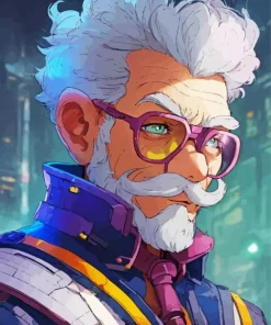 Badass Old Man Paint By Numbers