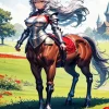 Female Centaur Paint By Numbers