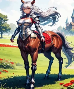 Female Centaur Paint By Numbers