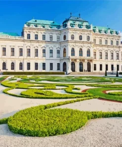 Belvedere Garden Vienna Diamond Painting
