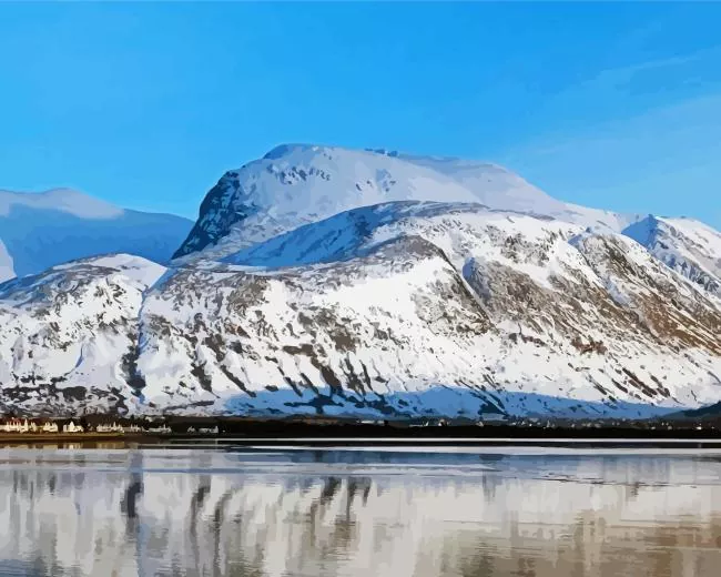 ben nevis mountain paint by number Ben Nevis Mountain Paint By Numbers