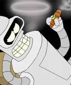 Bender Smoking Paint By Numbers