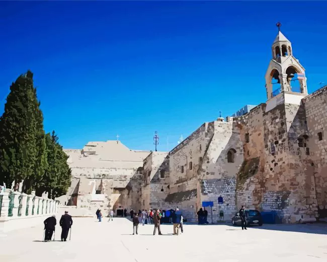 bethlehem city paint by numbers Bethlehem City Paint By Numbers