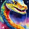 Big Rainbow Snake Paint By Numbers