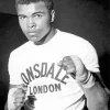 White Muhammad Ali Paint By Numbers