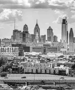 Big Philadelphia Skyline Paint By Numbers