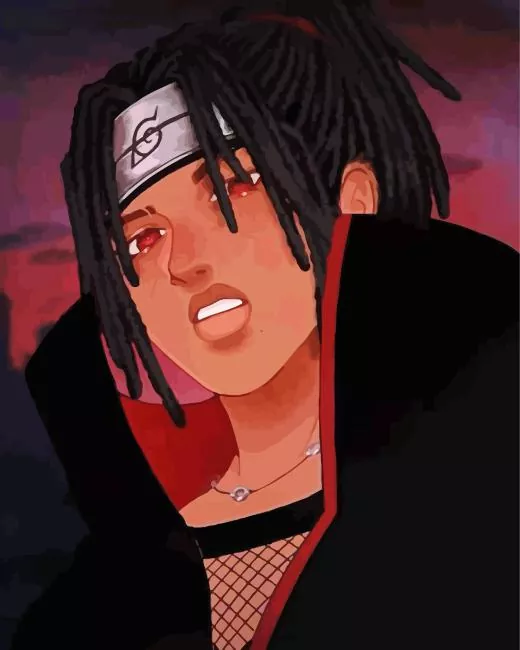 black itachi Diamond Paintings Black Itachi Diamond Painting
