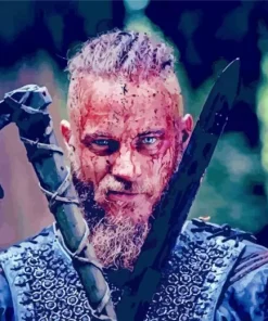 Bloody Ragnar Paint By Numbers