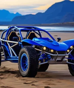Blue Dune Buggy Paint By Numbers