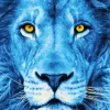 Blue Lion Paint By Numbers