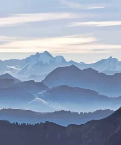 Blue Mountain Paint By Numbers