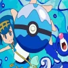 Blue Pokeball Paint By Numbers