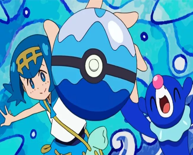 blue pokeball paint by number Blue Pokeball Paint By Numbers