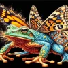 Butterfly Frog Art Paint By Numbers