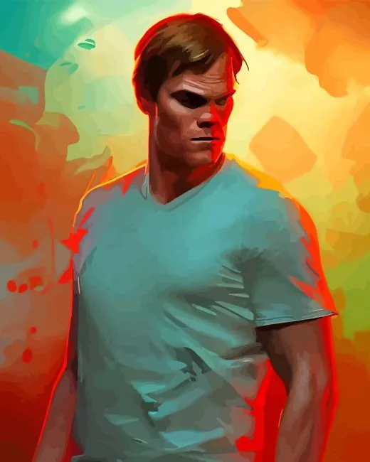 dexter morgan paint by number Dexter Morgan Art Paint By Numbers