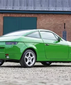 Green Lancia Car Paint By Numbers
