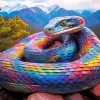 Rainbow Snake Paint By Numbers