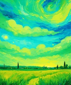 Van Gogh Landscape Paint By Numbers