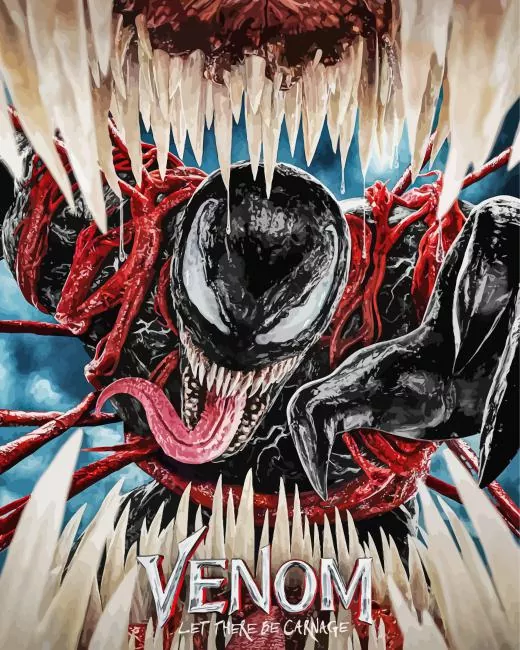 venom carnage paint by number Venom Carnage Paint By Numbers