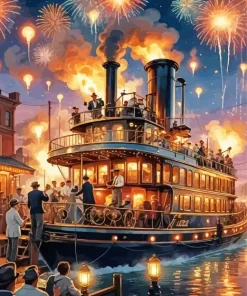 Boat Party Paint By Numbers